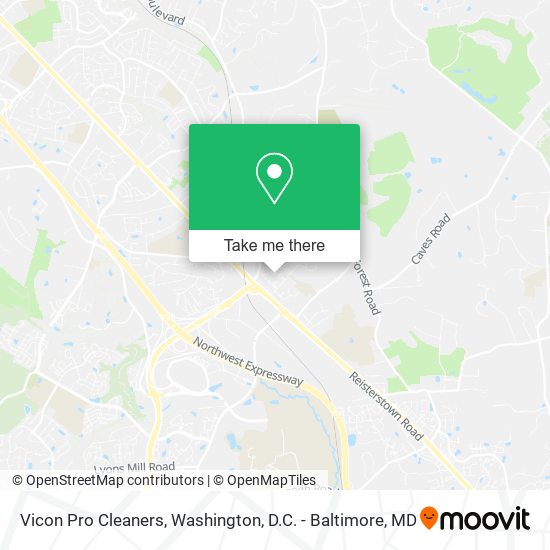 Vicon Pro Cleaners map