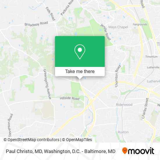 Mapa de Paul Christo, MD
