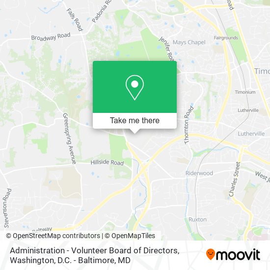 Mapa de Administration - Volunteer Board of Directors