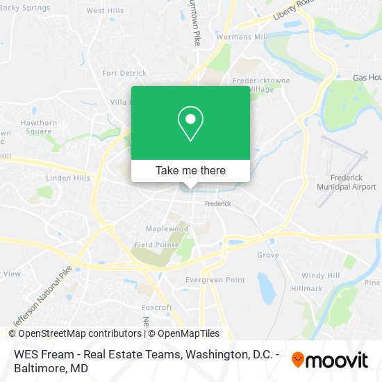 WES Fream - Real Estate Teams map