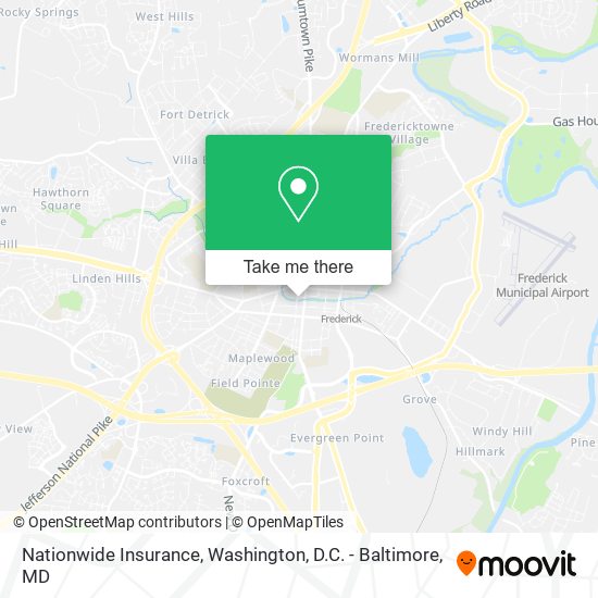 Nationwide Insurance map