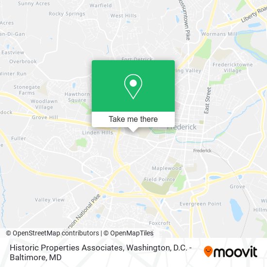 Historic Properties Associates map