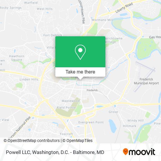 Powell LLC map