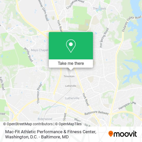 Mac-Fit Athletic Performance & Fitness Center map