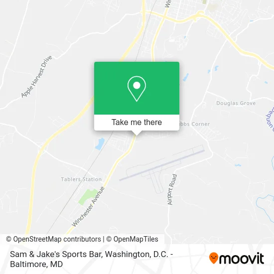 Sam & Jake's Sports Bar map