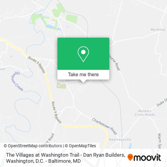 The Villages at Washington Trail - Dan Ryan Builders map
