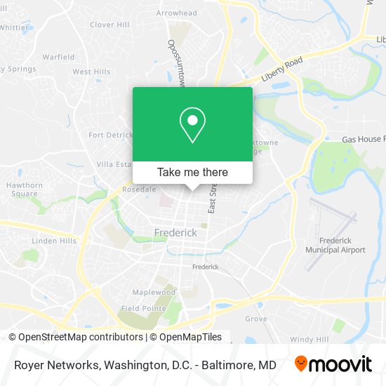 Royer Networks map