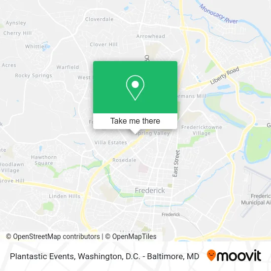 Plantastic Events map