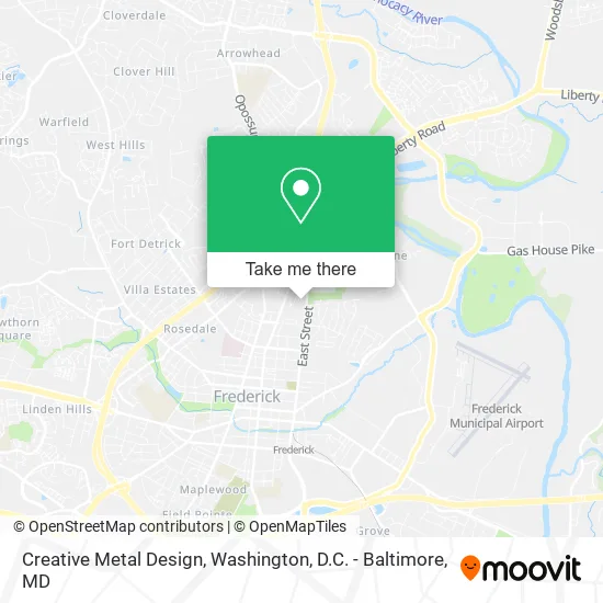 Creative Metal Design map