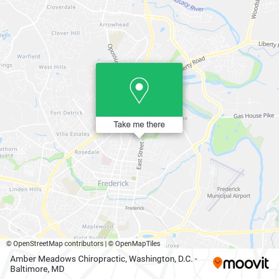 Amber Meadows Chiropractic map