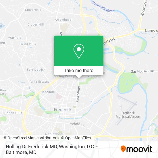 Holling Dr Frederick MD map