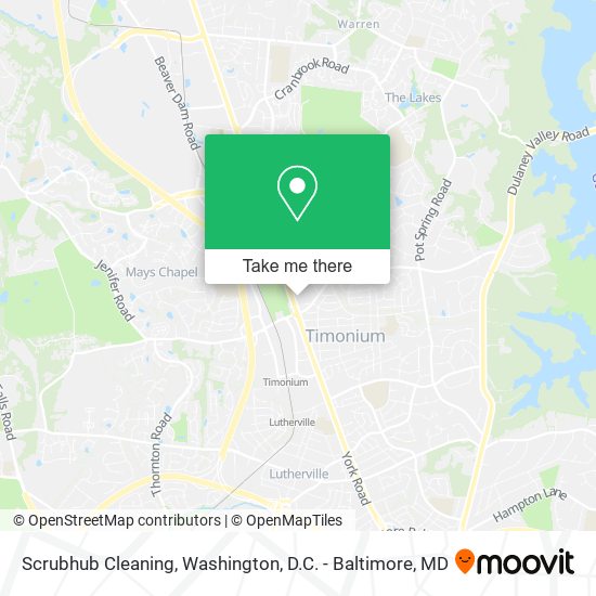 Scrubhub Cleaning map