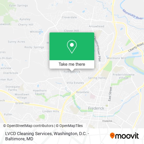 LVCD Cleaning Services map