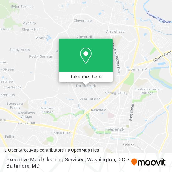 Executive Maid Cleaning Services map