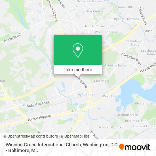 Mapa de Winning Grace International Church