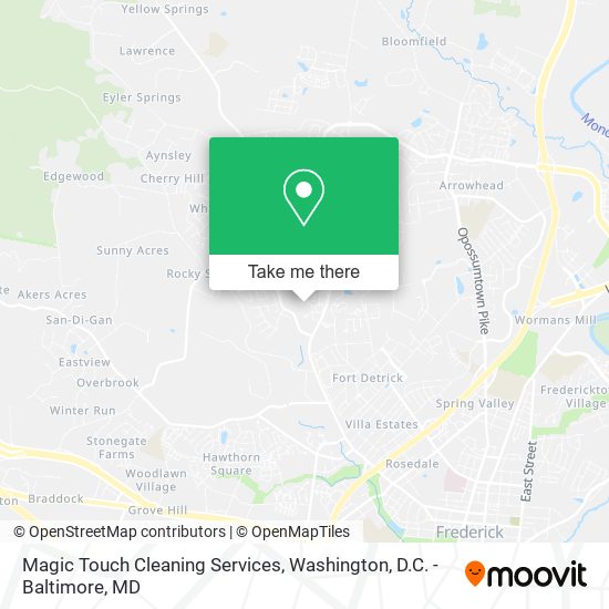 Magic Touch Cleaning Services map