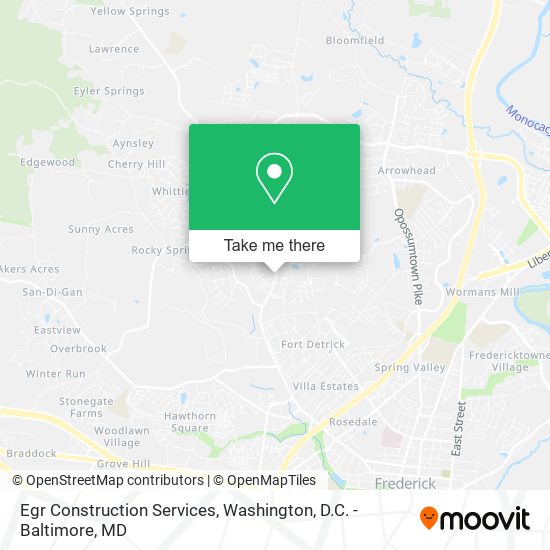 Egr Construction Services map