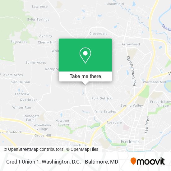 Credit Union 1 map