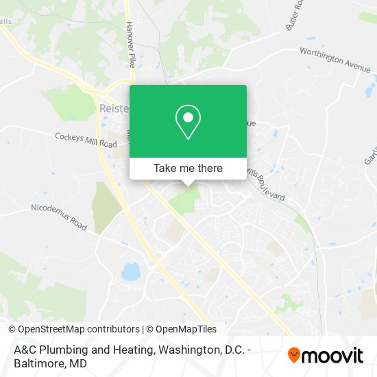 Mapa de A&C Plumbing and Heating