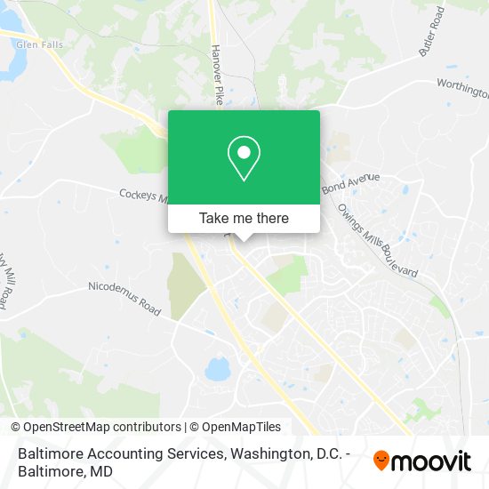 Baltimore Accounting Services map