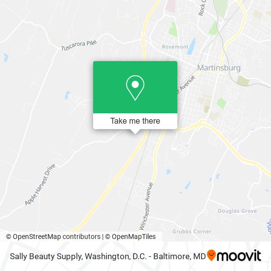 Sally Beauty Supply map