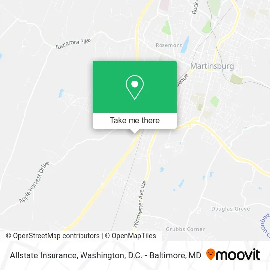 Allstate Insurance map