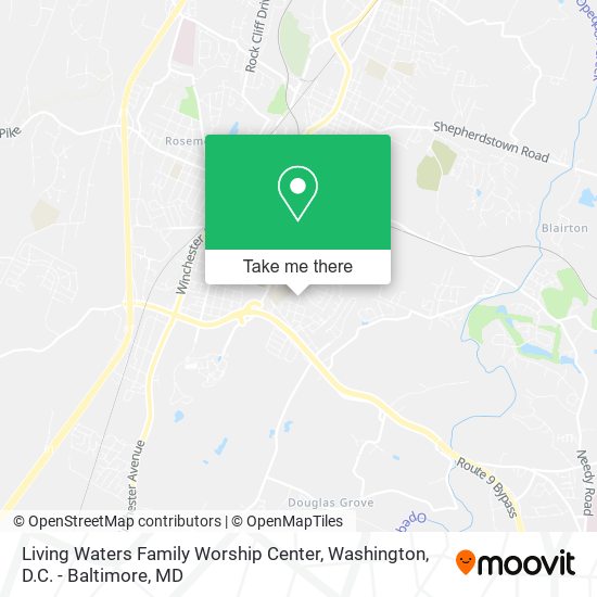 Mapa de Living Waters Family Worship Center