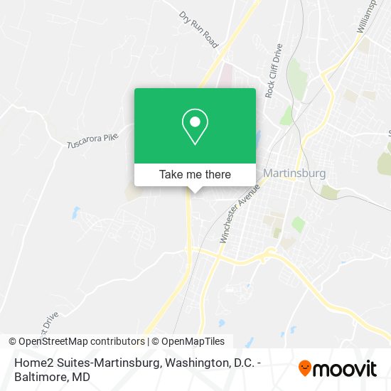 Mapa de Home2 Suites-Martinsburg