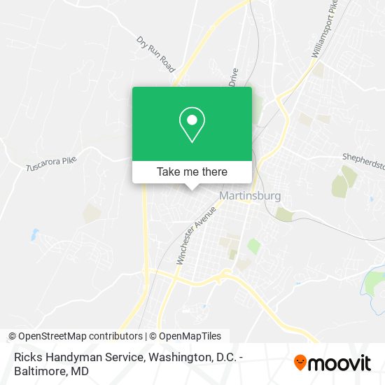 Mapa de Ricks Handyman Service