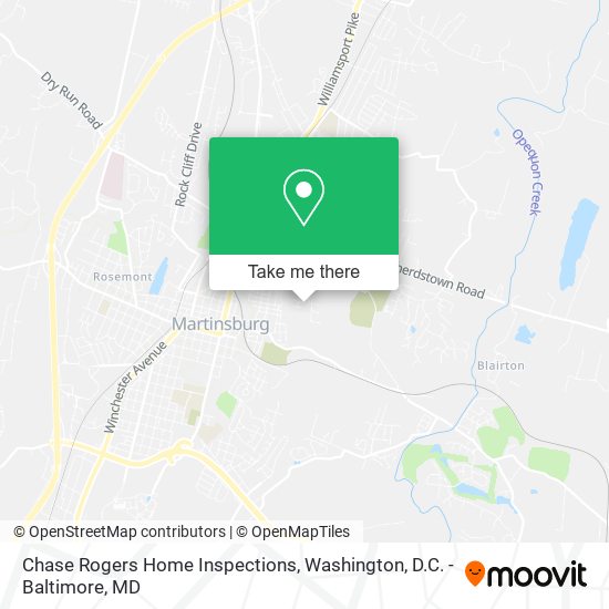 Mapa de Chase Rogers Home Inspections