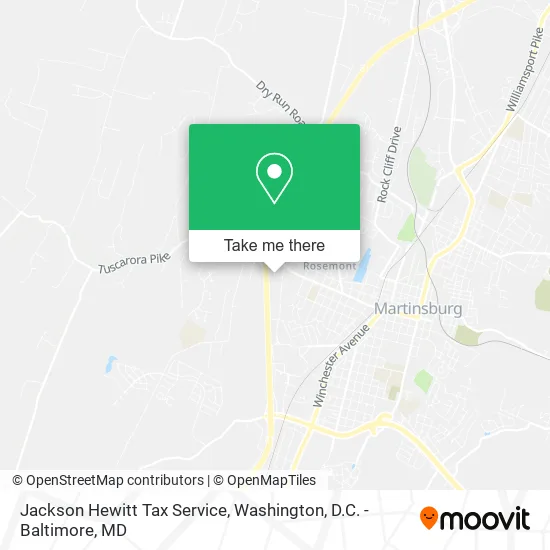 Mapa de Jackson Hewitt Tax Service