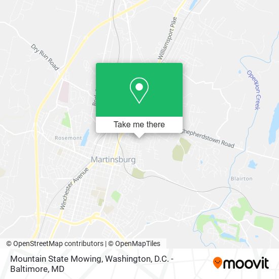 Mountain State Mowing map