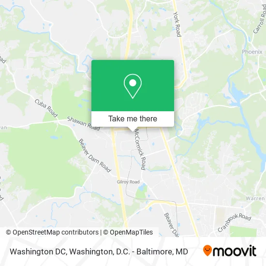 Washington DC map