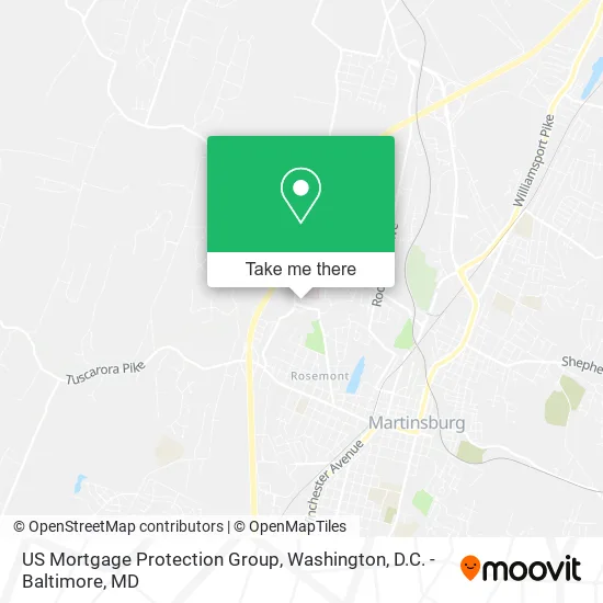 Mapa de US Mortgage Protection Group