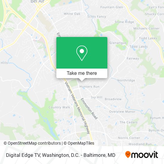 Mapa de Digital Edge TV