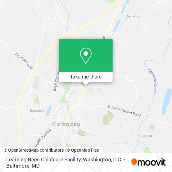 Learning Bees Childcare Facility map