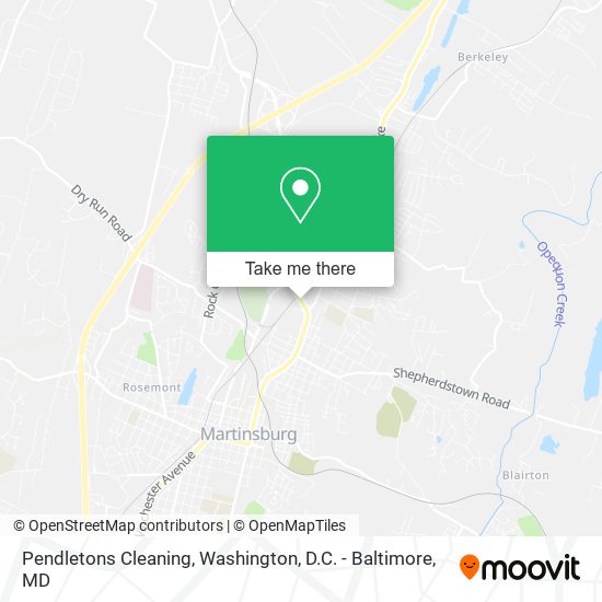 Pendletons Cleaning map