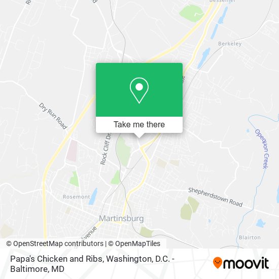 Papa's Chicken and Ribs map