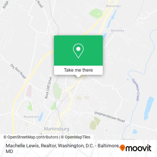 Machelle Lewis, Realtor map