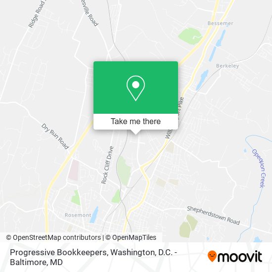 Progressive Bookkeepers map