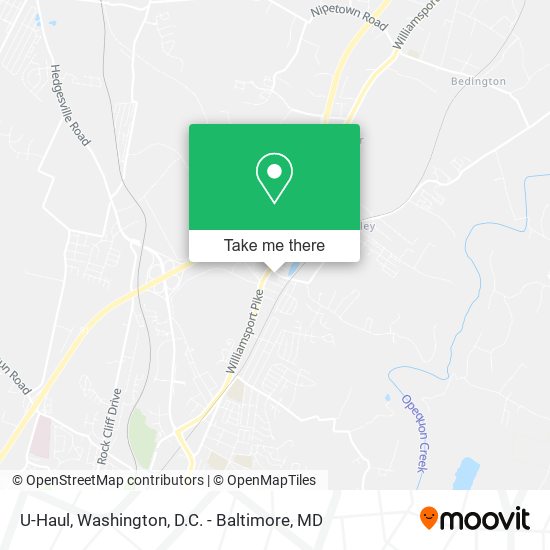 U-Haul map