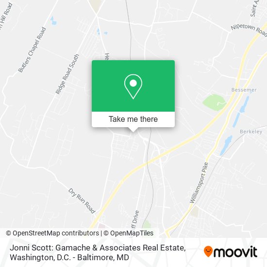 Mapa de Jonni Scott: Gamache & Associates Real Estate