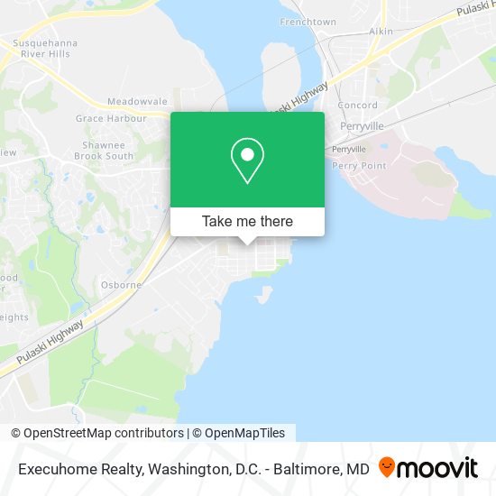 Execuhome Realty map
