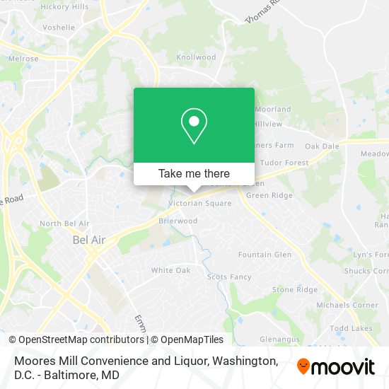 Moores Mill Convenience and Liquor map