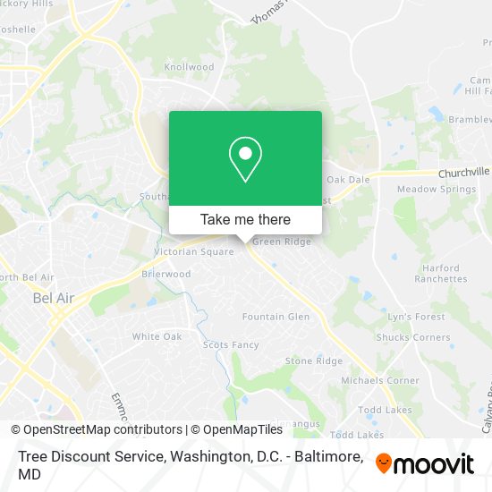 Tree Discount Service map