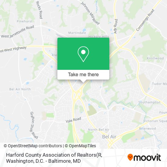 Harford County Association of Realtors map