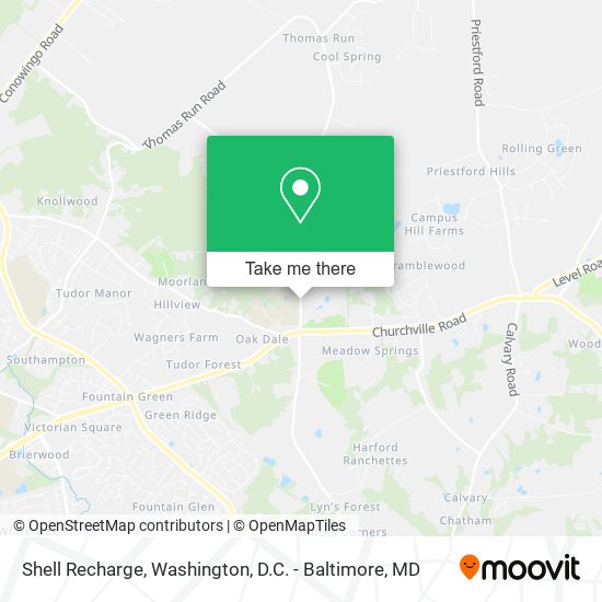 Shell Recharge map