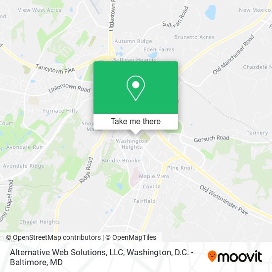 Mapa de Alternative Web Solutions, LLC