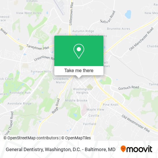 General Dentistry map