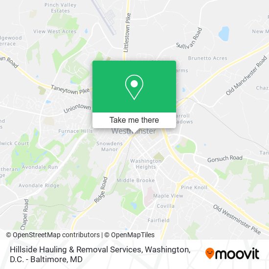 Mapa de Hillside Hauling & Removal Services